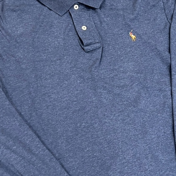 Polo Ralph Lauren XXL Soft Pima Cotton Long Sleeve Super Soft Polo Shirt - Picture 4 of 7